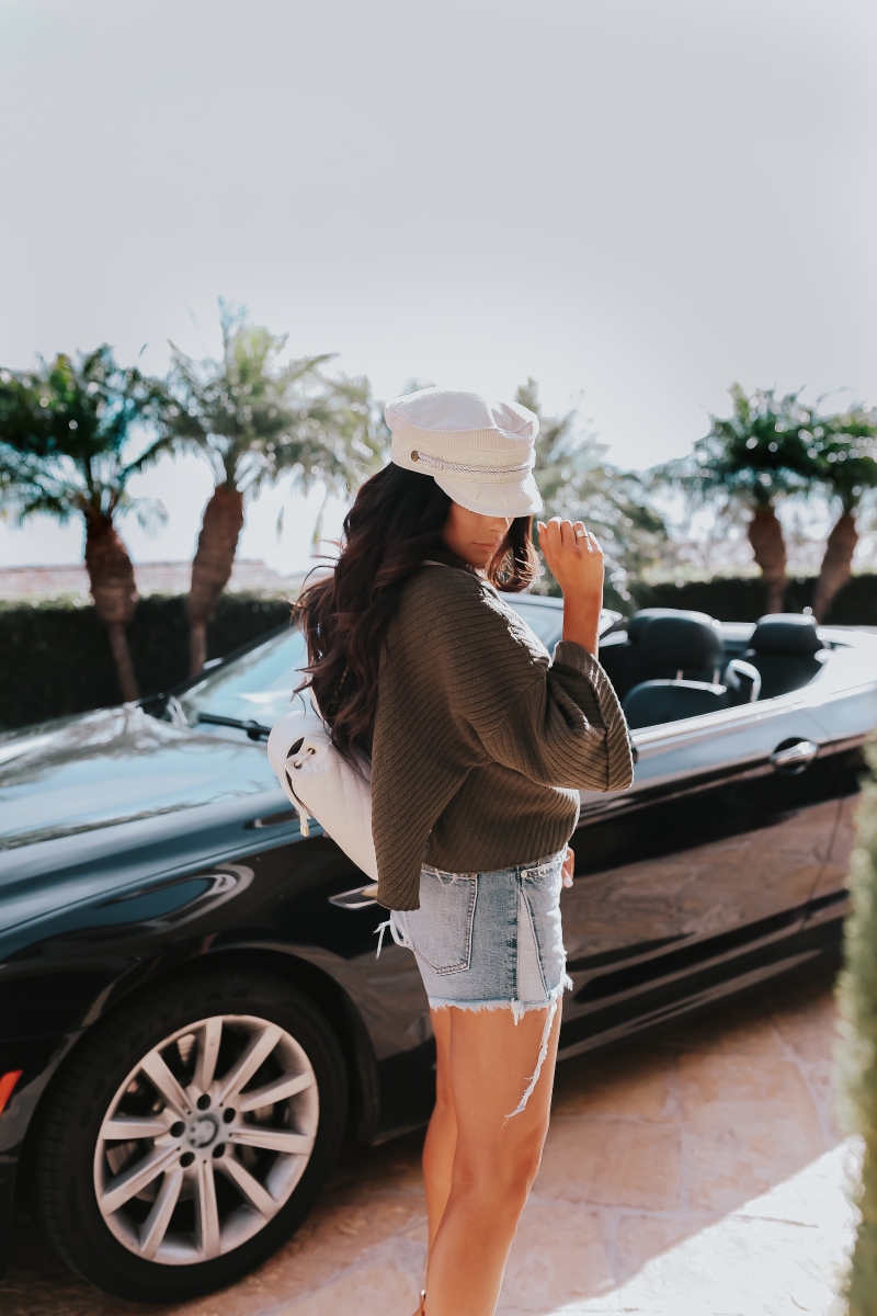 Chanel backpack spring fashion outfit 2018 pinterest emily ann gemma the sweetest thing blog