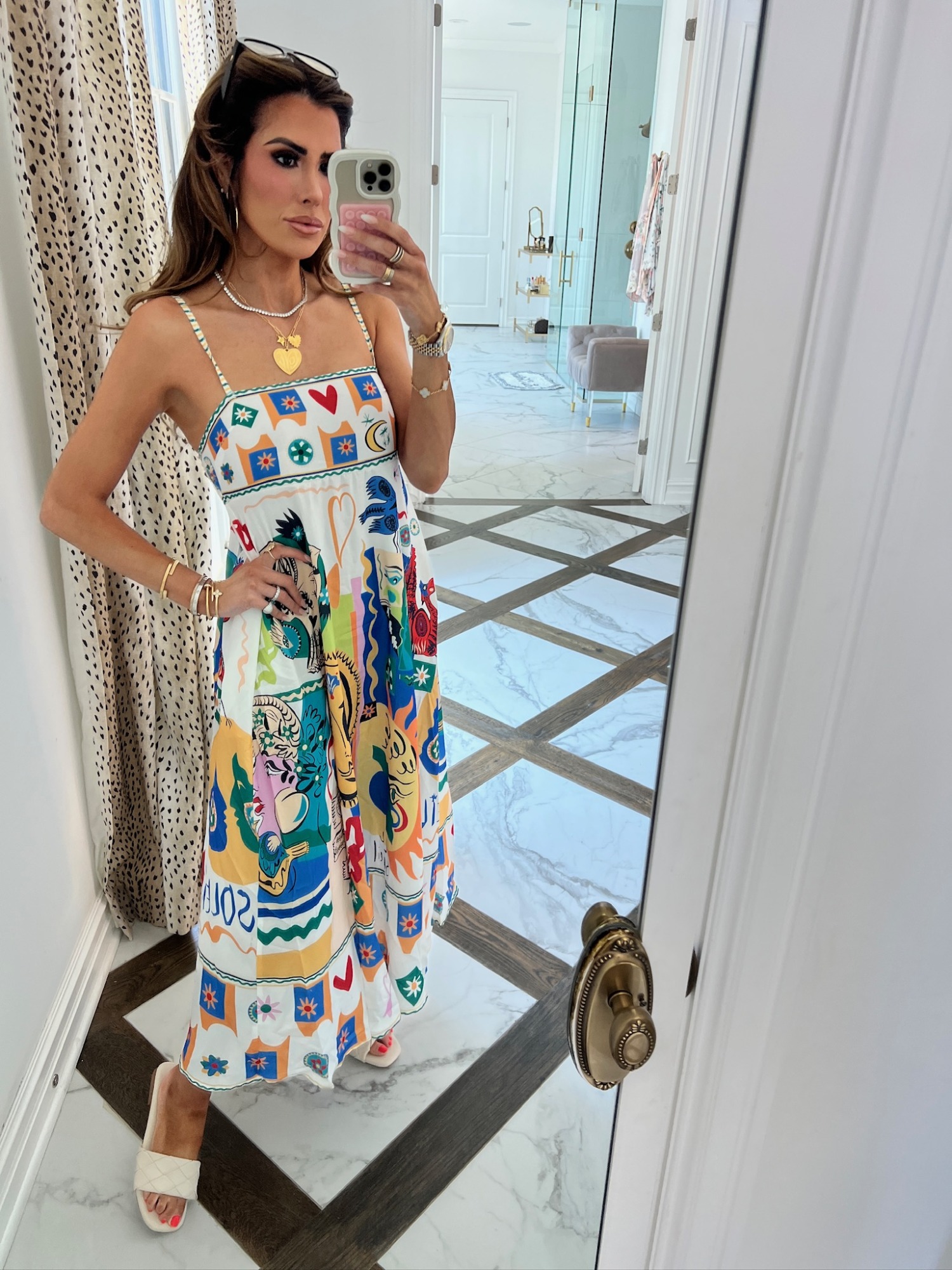 Amazon fashion, summer dress, designer look alike, summer fashion, amazon sunglasses, Emily Ann Gemma
