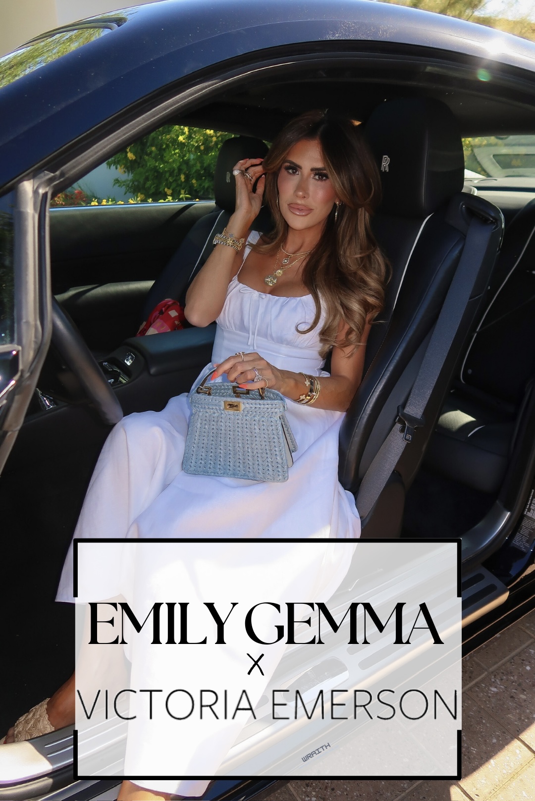 Emily gemma jewelry, Van Cleef dupe necklace, Van Cleef dupe ring, summer necklace trends 2024, Victoria Emerson x Emily Ann Gemma jewelry collab